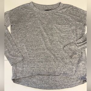Rag & Bone Heathered Oversized Gray Top Size XS
